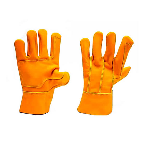 Guantes de Cuero Amarillo